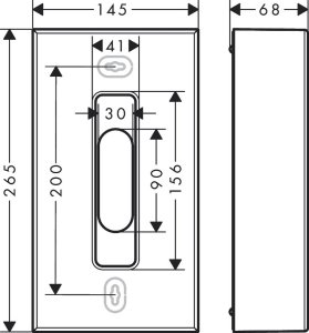 Dėžutė servetėlėms AXOR Universal Circular, nerūdijančio plieno spalva (Stainless Steel Optic)