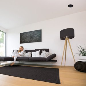 Difuzorius tiekimo ZEHNDER Luna S125 JUODAS