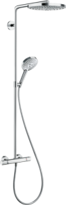 Termostatinė dušo sistema HANSGROHE Raindance Select S 240, 2 srovių, spalva - balta/chromo (white/chrome)