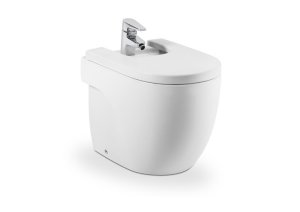 Bidė dangtis ROCA Meridian compact, lėtai užsidarantis