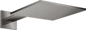 Dušo galva su laikikliu iš sienos AXOR ShowerSolutions 300/300 1jet, poliruoto juodo chromo spalvos (Polished Black Chrome)