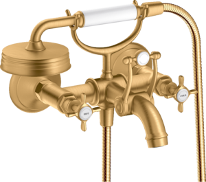 Vonios/dušo maišytuvas AXOR Montreux, šlifuoto žalvario spalvos (Brushed Brass)