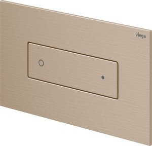 WC mygtukas Viega Prevista Style 22, vario/aukso spalvos šiauštas nerūdijantis plienas