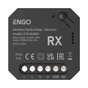 ENGO ETR-868RX papildomas EngoLink belaidės relės ETR-868 imtuvas 