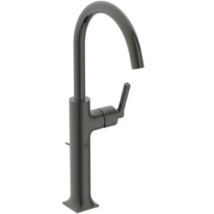Maišytuvas praustuvui-dubeniui Ideal Standard Joy, aukštas, su dugno vožtuvu, spalva - Magnetic Grey