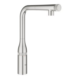 Praustuvo maišytuvas GROHE Essence SmartControl su ištraukiama žarna, nerūdijančio plieno spalvos 