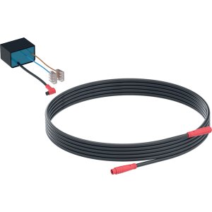 Maitinimo transformatorius  Duofresh kvapų ištraukimo priedo,  maitinimas iš tinklo 230 V/12V/50 Hz, su 1,8 m. maitinimo kabeliu ir  montavimo dežute