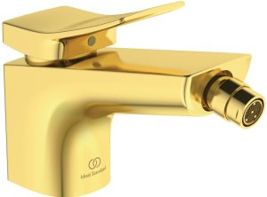 Bidė maišytuvas Ideal Standard Conca, su dugno vožtuvu, spalva Brushed Gold