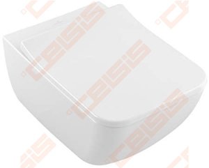 Pakabinamas unitazas VILLEROY&BOCH Venticello „Direct Flush” sistema, „Ceramicplus” danga