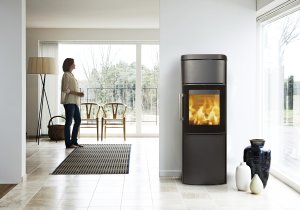 Plieninė krosnelė HWAM 4560m – Autopilot  (500x1388x406); 4,9kW
