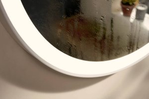 Veidrodis Hansgrohe Xarita Lite S su LED apšvietimu, 900/30 mm, matinė balta
