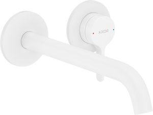 Praustuvo maišytuvas AXOR One 220 mm, iš sienos, matinis baltas