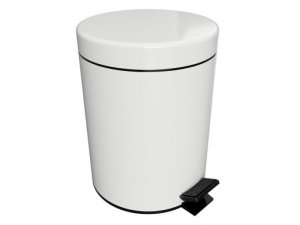 Šiukšliadėžė 5ltr balta