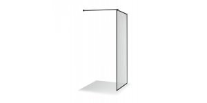 Dušo sienelė Brasta Glass DIJA 995-1001x2000 skaidrus stiklas, Nero frame