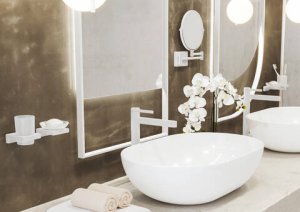 Dantų šepetėlių laikiklis Hansgrohe AddStoris, matinis baltas