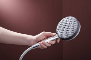 Rankinė dušo galva HANSGROHE Raindance Alive Select S 125, 3 srovių, spalva - chromo (chrome)