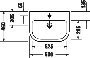 Praustuvas D-Code 600x460