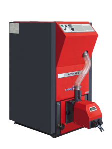 Katilas Atmos D20PX; 4,5-20kW (tinka kūrenti tik medienos granulėmis)