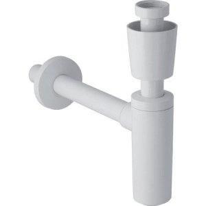 Praustuvo sifonas Geberit, Ø40 mm, savaime prasivalantis, baltas