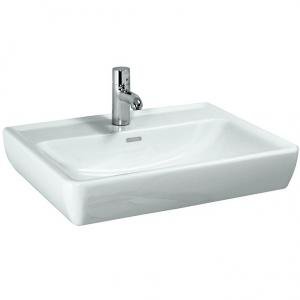 Praustuvas LAUFEN PRO 650x480x170 mm, su 1 anga maišytuvui viduryje