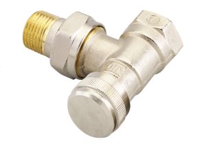 Uždarymo ventilis RLV, DN15, vidinis sriegis , kampinis, R 1/2, Rp 1/2, 2.5 m³/h