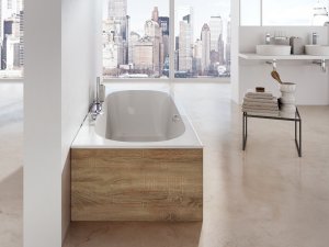 Šoninė vonios panelė Ravak City 80 (K), ąžuolo medienos dekoras (oak)