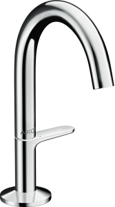 Praustuvo maišytuvas AXOR One Select 140 su su paspaudžiamu (push-open) dugno vožtuvu, chromo spalvos