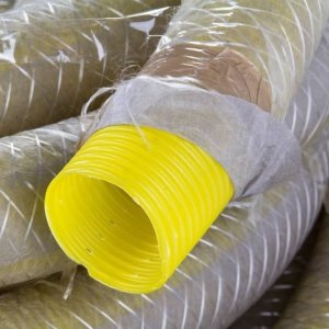 Drenažinis vamzdis FRӒNKISCHE su geotekstilės filtru Dn100/92 (rulonas - 50 m)