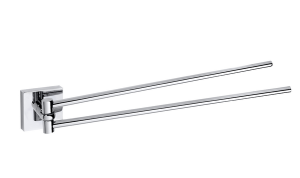 Dvigubas rankšluosčių laikiklis Bemeta Beta 420 mm