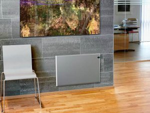 ADAX Elektrinis radiatorius NEO NP 20 KDT Silver (370x1394x84)