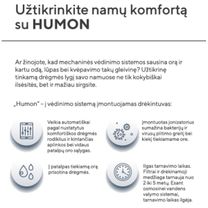 Adiabatinis ortakinis drėkintuvas HUMON H200WFR dešininis