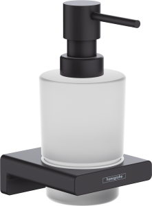 Muilo dozatorius Hansgrohe AddStoris, matinės juodos spalvos