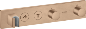 Potinkinio termostatinio modulio dekoratyvinė dalis AXOR ShowerSolutions 460/90, 2 funkcijos, šlifuoto raudono aukso (Brushed Red Gold)