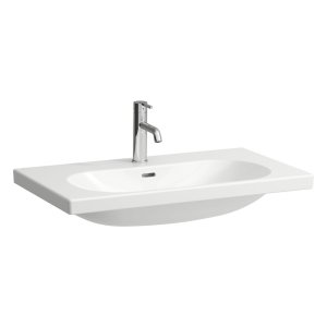 Praustuvas Laufen LUA 800x460x180 mm, su 1 anga maišytuvui viduryje