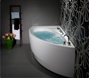 Vonia BALTECO Idea 160x92 cm kairė, S1 be masažo, su apdaila E16