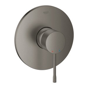 Dekoratyvinė dalis potinkinio dušo maišytuvo Grohe Essence New 1 funkcijos matinės grafito spalvos (Brushed hard graphite)