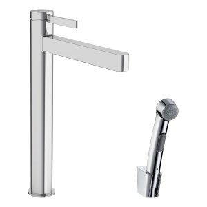Praustuvo maišytuvas HANSGROHE Finoris 260 su rankiniu bidė dušeliu, 1,6 m dušo žarna, spalva - chromo (chrome)