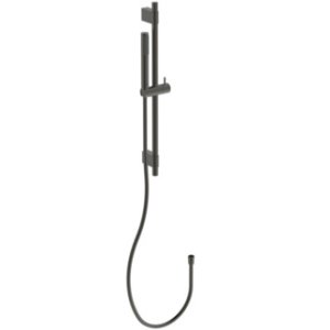 Komplektas dušo Ideal Standard Idealrain Stick: rankinis dušas "pirštelis", stovas 600mm, žarna 1750mm, spalva - Magnetic Grey