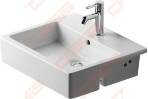 Dalinai įmontuojamas praustuvas DURAVIT Vero 55x47