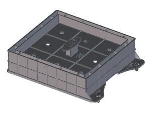 Dekoratyvinis dangtelis trapams HL600N/600NHO