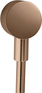 Potinkinio dušo jungtis AXOR Starck su atbuliniu vožtuvu, poliruoto raudono aukso spalvos (Polished Red Gold)