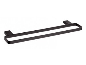 Rankšluosčių laikiklis  dvigubas Bemeta NERO, 500x20x132 mm.
