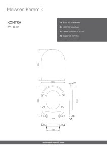Dangtis WC Kontra Slim Soft-close