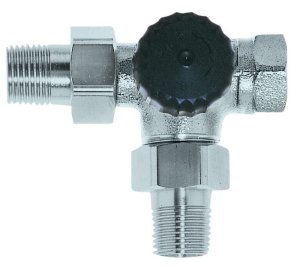 Termostatinis trieigis vožtuvas IMI HYDRONIC ENGINEERING DN15, dešininis, renovacijai, Kvs 1.45