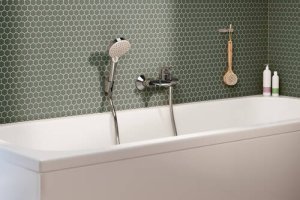 Dvigubas kabliukas Hansgrohe AddStoris, chromo spalvos
