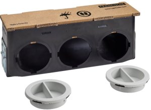Difuzoriaus dėžutė profi-air classic 90° 3-jų jungčių 317x84 mm