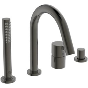 Maišytuvas iš vonios krašto Ideal Standard Joy, 4 dalių, spalva - Magnetic Grey