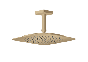 Dušo galva su laikikliu iš lubų AXOR Citterio C 270/270 1jet, šlifuotos bronzos spalvos (Brushed Bronze)