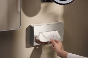 Dėžutė servetėlėms Hansgrohe AddStoris, pakabinama, chromo spalvos