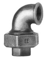 Ketinė cinkuota 90° išardoma alkūnė EE 95 Dn1.1/2"
